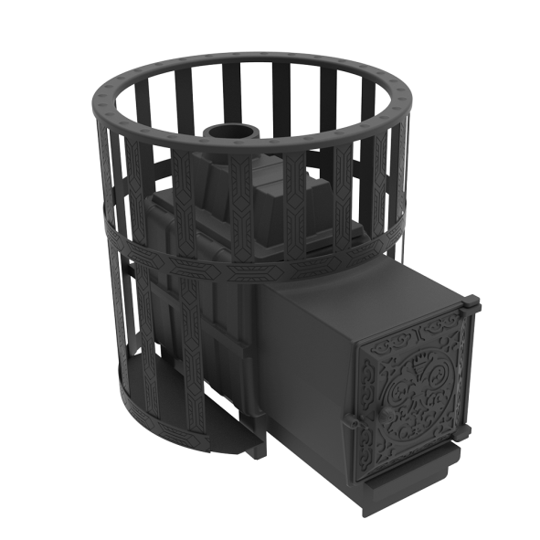 Печь Воевода 20 ДТ-4 сетчатый кожух — фото-4_1