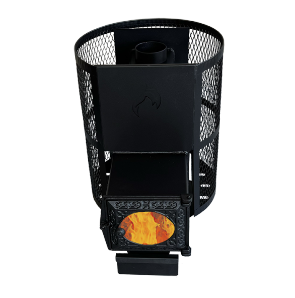 Печь "Оптима 15" ДТ3-стекло Сетка — фото-4_2