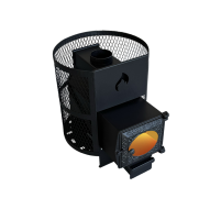 Печи для бани — Печь для бани "Оптима 12" ДТ3-стекло Сетка — фото