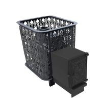 Комбинированные печи для бани "Венеция" — Чугунная печь Венеция 20 ДТ-4 — фото