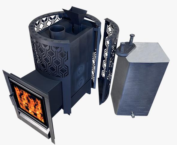 Печь камин для бани Народная 26 — фото-4_9