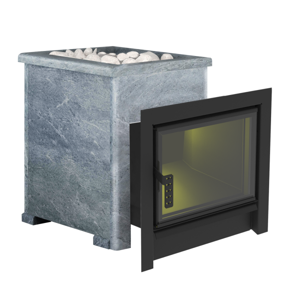 Печь для бани Воевода-ФЛАГМАН 20 в КАМЕННОЙ ОБЛИЦОВКЕ — фото-4_1