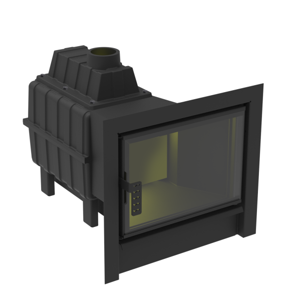 Печь-Камин для бани  Воевода-ФЛАГМАН 20 под обкладку — фото-4_1