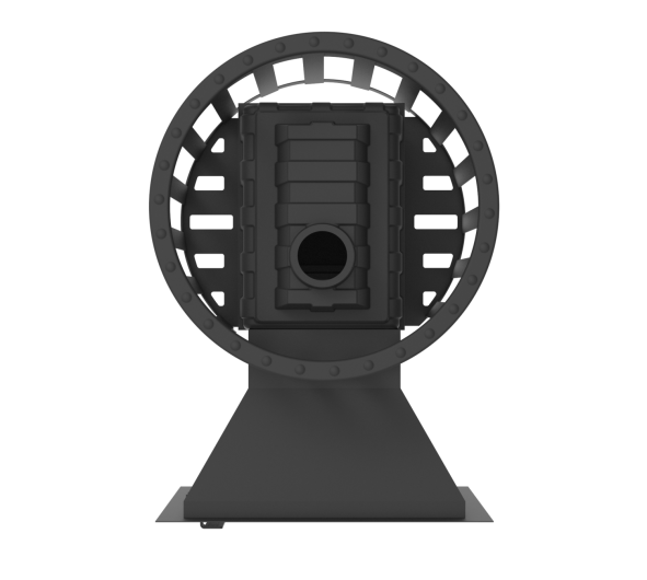 Печь-Камин для бани Воевода-ФЛАГМАН 20 сетчатый кожух — фото-4_4