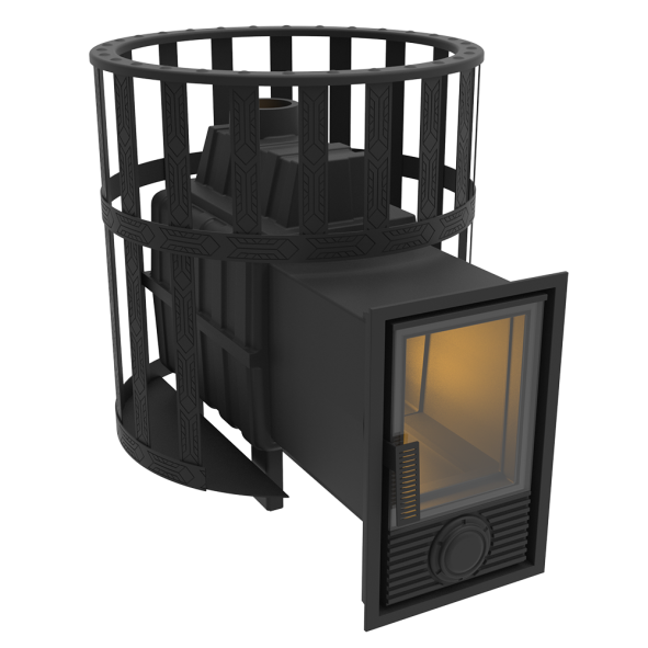 Печь для бани Воевода 20 Д-2 сетчатый кожух — фото-4_1