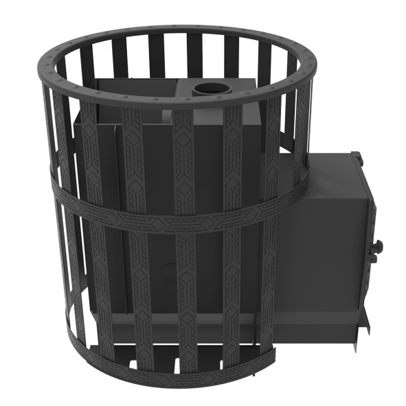 Печь для бани "Викинг 15" ДТ-4 Сетчатый кожух — фото-4_2