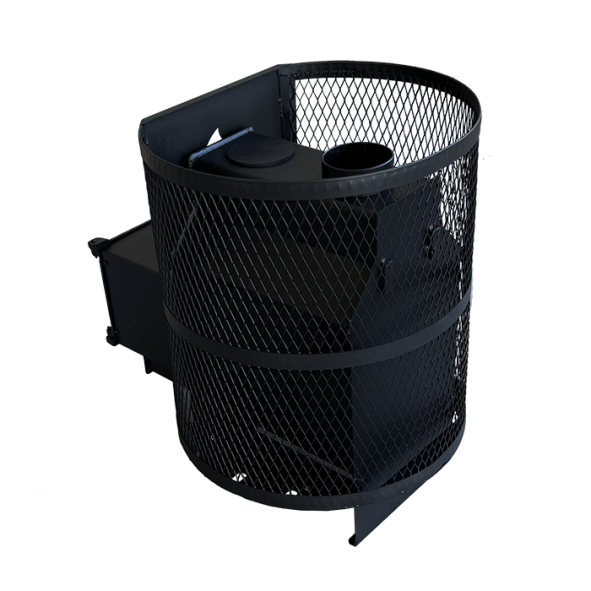 Печь для бани "Оптима 24" ДТ3-стекло Сетка — фото-4_4