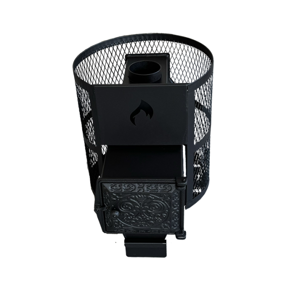 Печь для бани "Оптима 12" ДТ-3 Сетка — фото-4_5