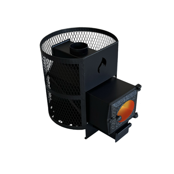 Печь для бани "Оптима 12" ДТ3-стекло Сетка — фото-4_6