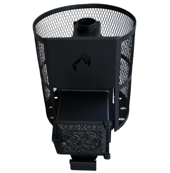 Печь для бани "Оптима 24" ДТ-3 Сетка — фото-4_2