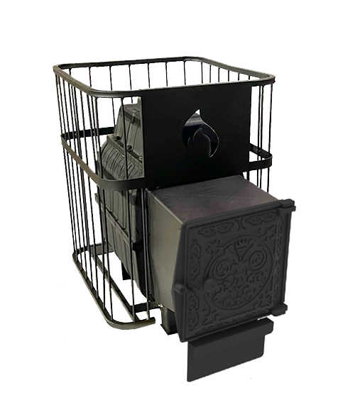 Чугунная печь для бани Воевода 15 ДТ-4 Лайт — фото-4_1