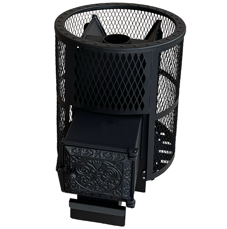 Печь для бани "Корвет" 24 ДТ-3 Сетчатый кожух — фото-4_1