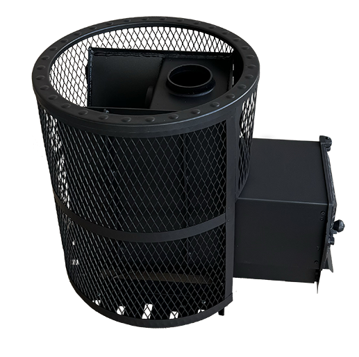 Печь для бани "Корвет" 24 ДТ-3 Сетчатый кожух — фото-4_3