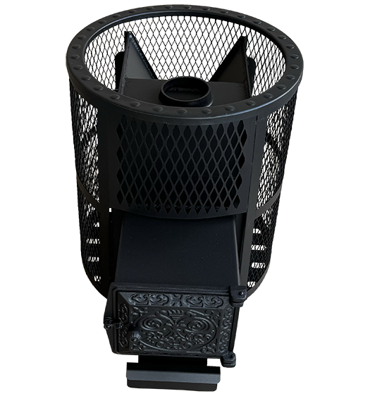 Печь для бани "Корвет" 24 ДТ-3 Сетчатый кожух — фото-4_8