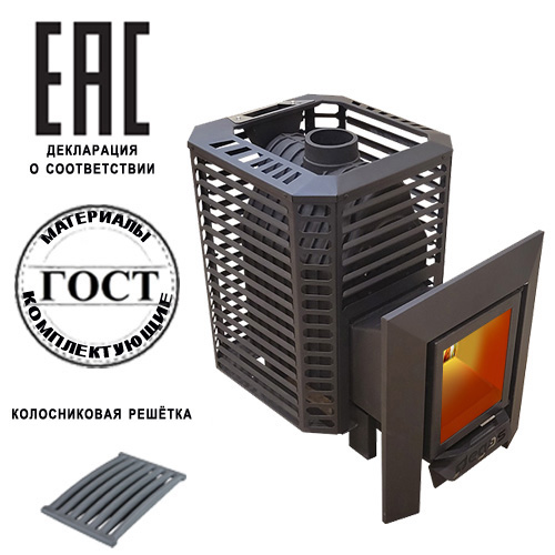 Печь 26 NEXT ДТ4 стекло сетка премиум ЗК нерж — фото-4_1