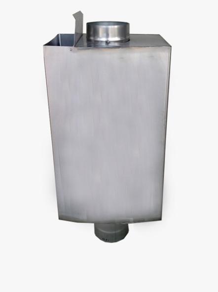 Бак из нержавеющей стали 40 л на трубе 130 мм — фото-604_1