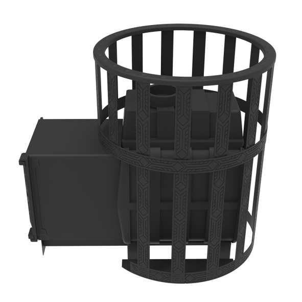 Печь для бани Воевода 15 ДТ-4 сетчатый кожух — фото-4_4