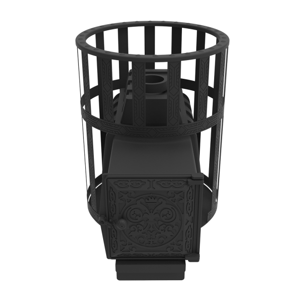 Печь для бани Воевода 15 ДТ-4 сетчатый кожух — фото-4_5