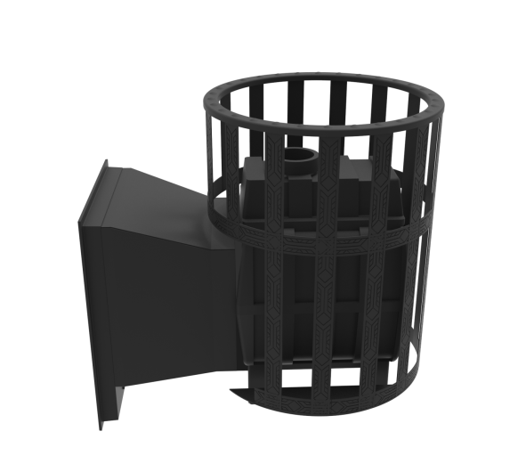 Печь-Камин для бани Воевода 15 Д-1 сетчатый кожух — фото-4_3