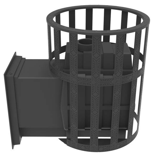 Печь-Камин для бани Воевода 15 Д-2 сетчатый кожух — фото-4_4