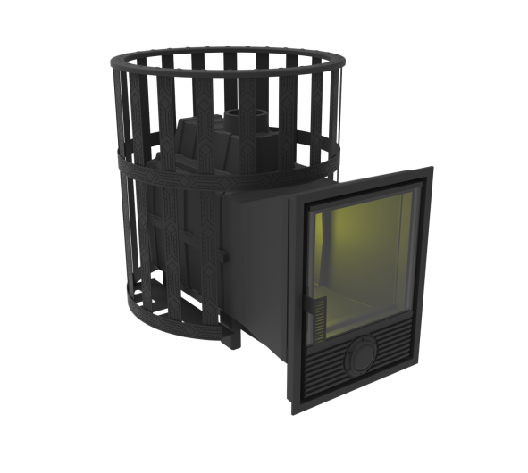 Печь для бани Воевода 20 Д-1 сетчатый кожух — фото-4_1