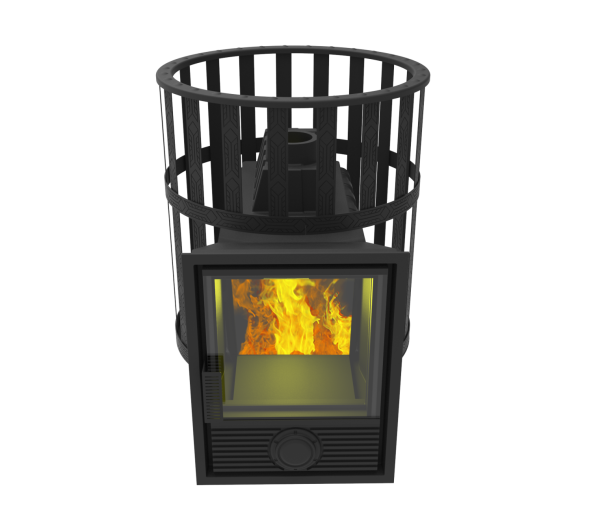 Печь для бани Воевода 20 Д-1 сетчатый кожух — фото-4_3