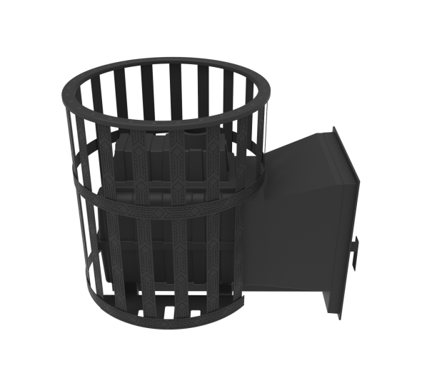 Печь для бани Воевода 20 Д-1 сетчатый кожух — фото-4_6