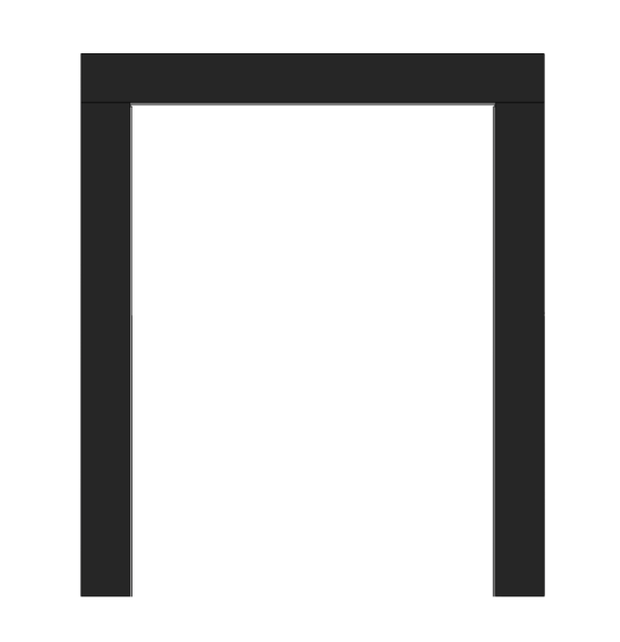 Рамка чёрная для фасада Д-1 — фото-606_1