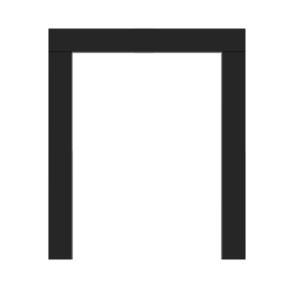 Рамка чёрная для фасада Д-2 — фото-606_1