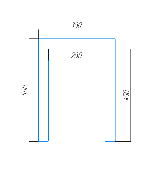Рамка чёрная для фасада Д-2 — фото-606_2