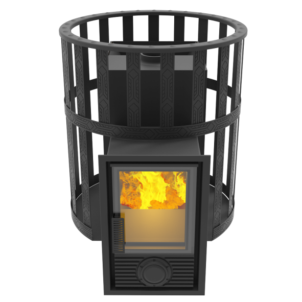 Печь-камин "Викинг 24" Д-2 Сетчатый кожух — фото-574_2