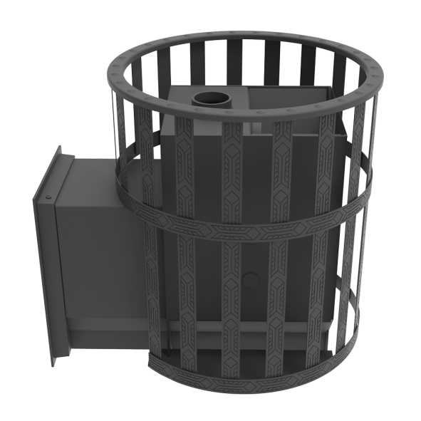 Печь-камин "Викинг 24" Д-2 Сетчатый кожух — фото-574_5