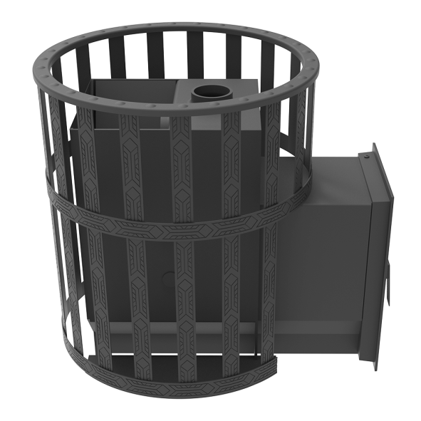 Печь-камин "Викинг 24" Д-2 Сетчатый кожух — фото-574_6