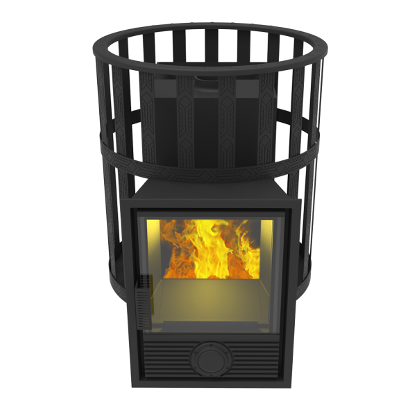 Печь-камин "Викинг 24" Д-1 Сетчатый кожух — фото-574_3