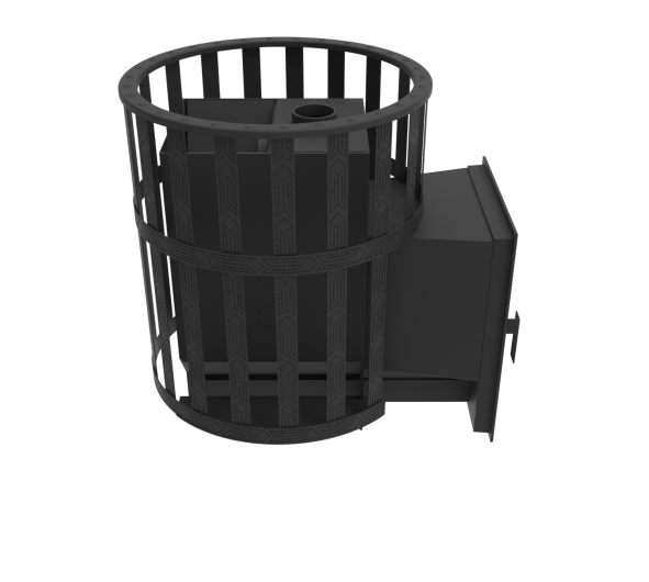 Печь-камин "Викинг 24" Д-1 Сетчатый кожух — фото-574_6