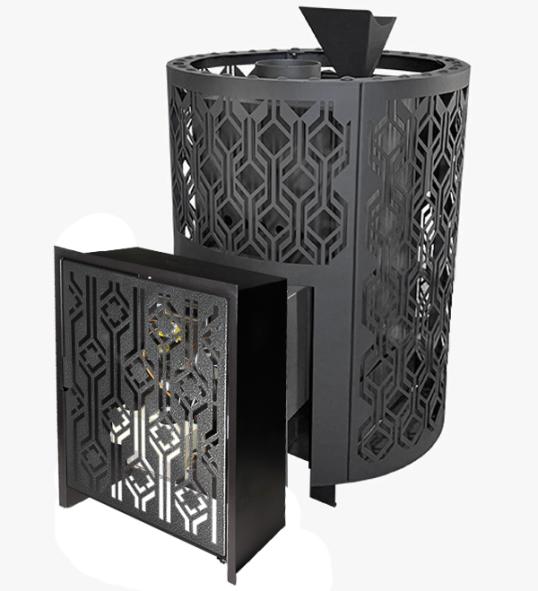 Печь камин для бани Народная 16 ГАЗ — фото-580_1