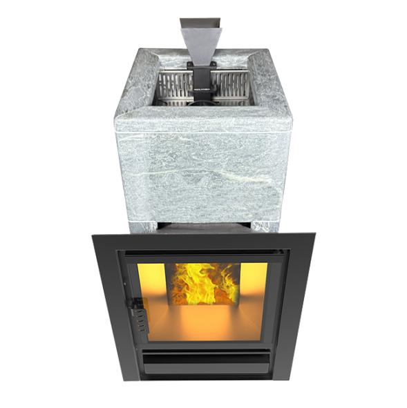 Чугунная печь Verona 18 Закрытая каменка Aisi-304 облицовка Тальк — фото-587_4