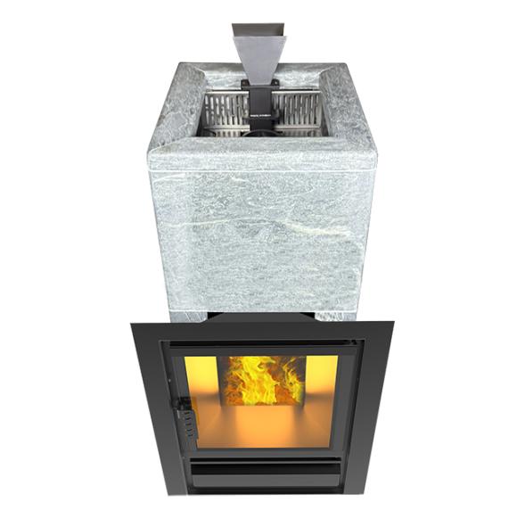 Чугунная печь Verona 26 Закрытая каменка Aisi-304 облицовка Тальк — фото-587_2