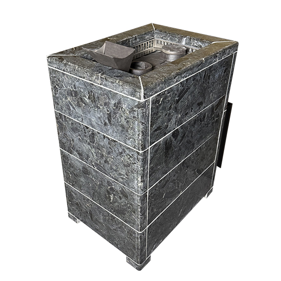 Чугунная печь Verona 18 Закрытая каменка Aisi-304 облицовка Пироксенит — фото-587_3