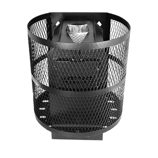 Печь Тундра-14 сетчатый кожух Закрытая каменка — фото-582_6