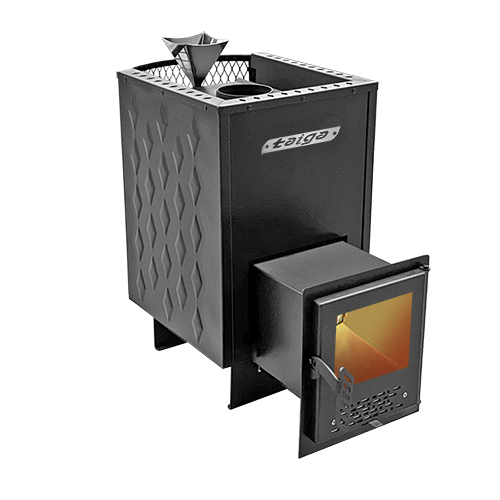 ПечьТундра-14 со стеклом конвекция Закрытая каменка — фото-582_1