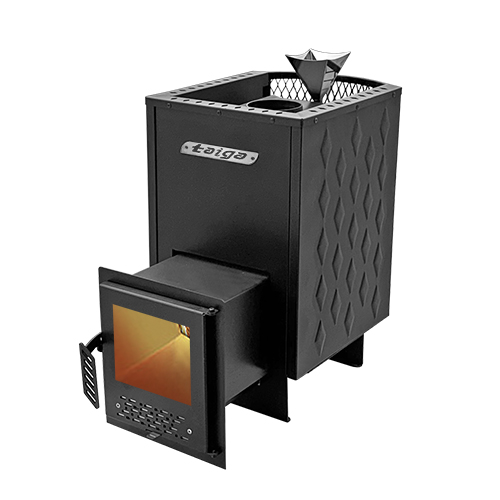 ПечьТундра-14 со стеклом конвекция Закрытая каменка — фото-582_3