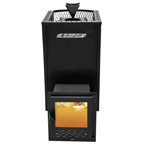 Печь Тундра-16 со стеклом конвекция Закрытая каменка — фото-582_3