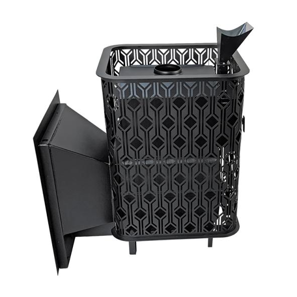 Чугунная печь Венеция 22 Закрытая каменка из нержавеющей стали — фото-682_2